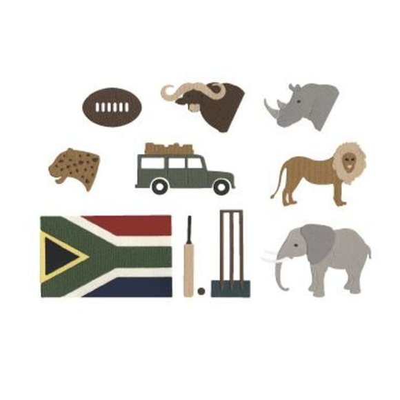 Quickutz 9-pc cookie cutter dies - SOUTH AFRICA Collection - Picture 5 of 5